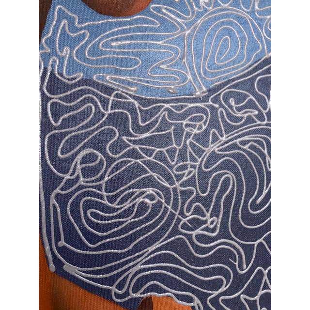 "Forward To", Acrylic on Canvas Painting by Patrick Gusenga, 2026 For Sale - Image 4 of 5