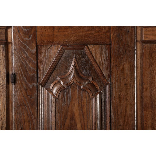 Antique Baroque Cabinet with Bastion Panels, 1730 For Sale - Image 11 of 18