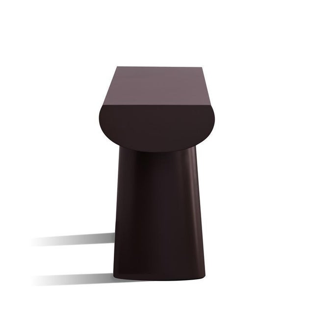 Console Table in Dark Aubergine by Aldo Bakker for Karakter For Sale - Image 3 of 18