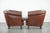 Club Chairs in Cowhide Leather, Set of 10 For Sale - Image 3 of 15