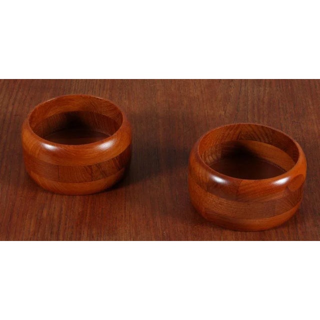 Teak Bowls, 1960s, Set of 2, in Very Good conditions. Designed 1960 to 1969