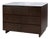 Halmstad 48 in. W Rectangular Wood Single Sink 6 Drawer Bathroom Vanity Set, Walnut For Sale