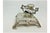 Silver Openwork Silver Inkwell with Pen Holder For Sale - Image 8 of 8
