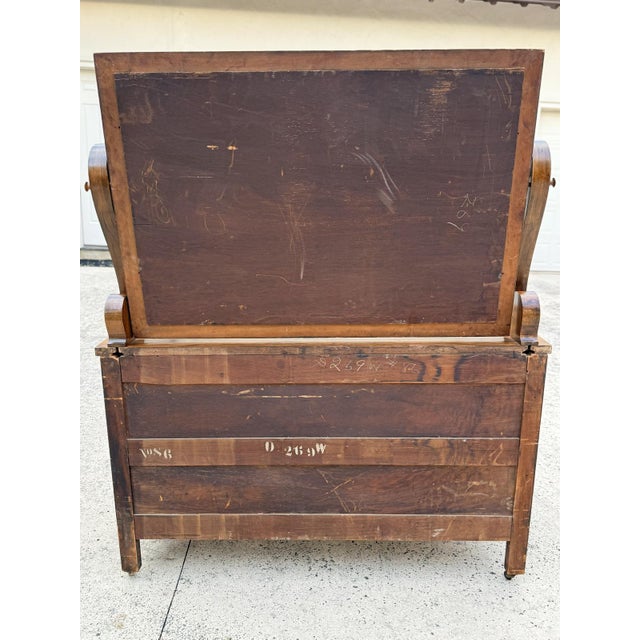 19th-Century American Empire / Grecian Plain Style Two-Piece Dressing Suite, C. 1840 For Sale - Image 14 of 17