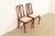 Henkel Harris Henkel Harris Queen Anne Solid Cherry Wood Side Chairs or Dining Chairs | Pair For Sale - Image 4 of 15