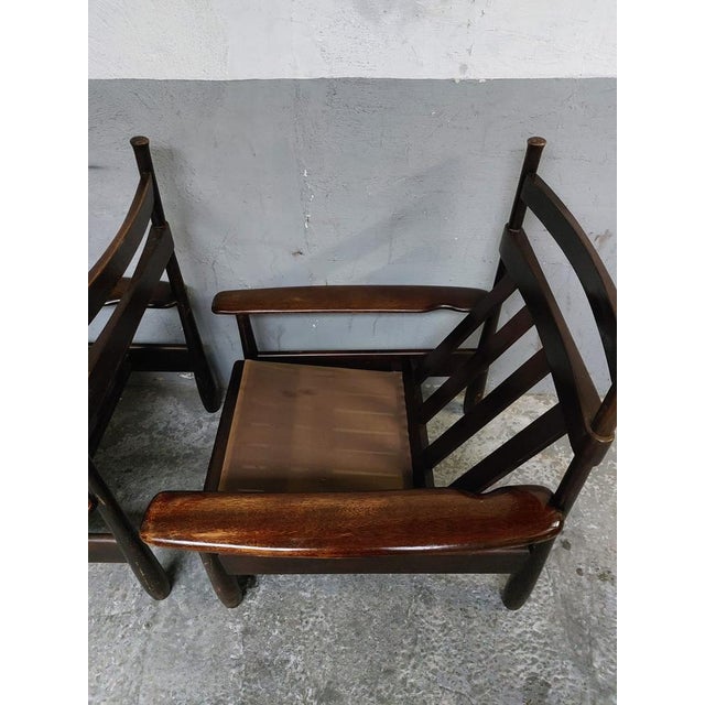 Set of Brutalist Lounge Chairs, 1960s For Sale - Image 13 of 18