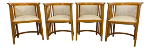 Fledermaus Secession Armchairs by Josef Hoffmann, 1890s