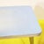 Rectangular Blue Laminate Table with Metal Legs