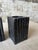 Set of 2 Fluted Black Marble Tea Light Holders For Sale - Image 4 of 5