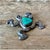 Vintage Native American Silver Inlaid Turquoise Pendant For Sale In West Palm - Image 6 of 12