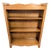 Mid Century Small Rock Maple Bookcase by Brady Furniture / Nichols and Stone For Sale