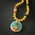 The Colorful Nepal Mantra Pendant Yellow Beaded Long Necklace is the perfect piece to brighten up your life. Perfect for...