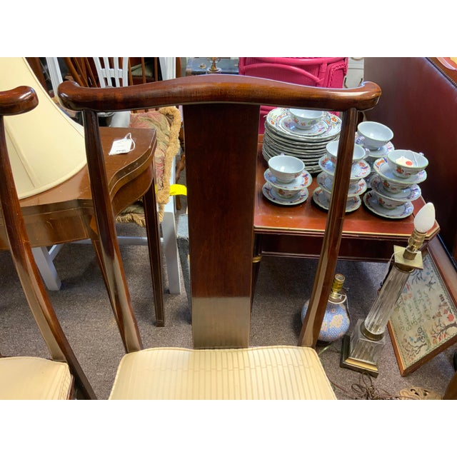 Late 20th Century Ming Style Dining Chairs Set Of 4 For Sale - Image 11 of 16