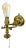 Late 19th Century Brass Gimbal Ship Sconce For Sale