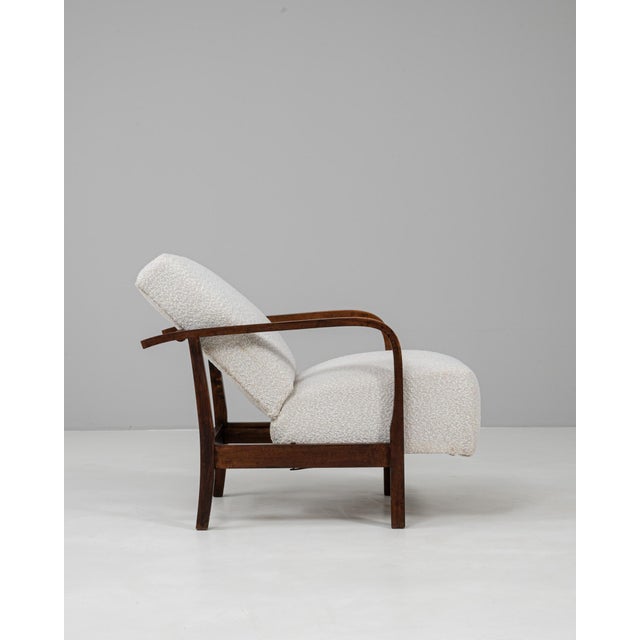20th Century Czech Reclining Upholstered Armchair For Sale - Image 18 of 18