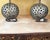 Pair of Pierced Pewter Globe Table Lamps With Shades For Sale - Image 16 of 18