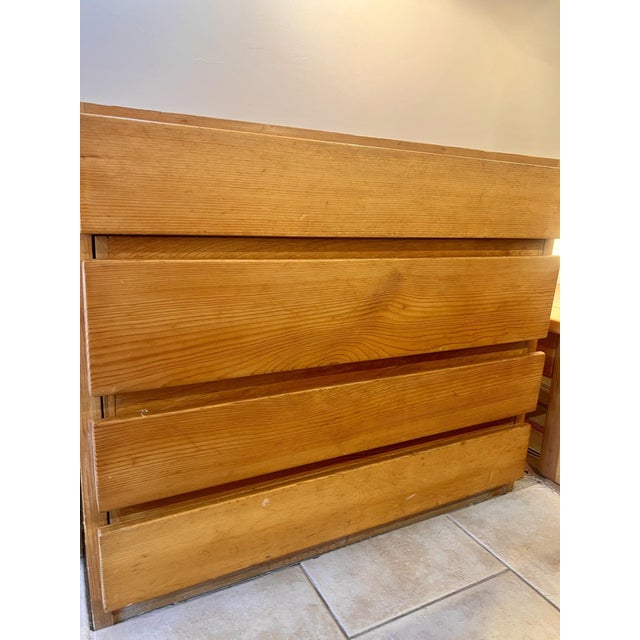 1980s Wood Chest of Drawers from Maison Regain, 1980s For Sale - Image 5 of 8