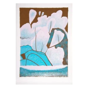 Thomas F. Meehan - Snow Blossoms Serigraph