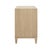 Tan Matthew Izzo Home Angus Cerused Oak Four Drawer Fluted Detail Chest of Drawer With Brass Knobs For Sale - Image 8 of 11