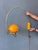 Metal Vintage Yellow Arc Eyeball Wall Lamp by Herda For Sale - Image 7 of 13