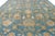 Tribal Modern Oversize Oushak Blue Handmade Tribal Floral Wool Rug For Sale - Image 3 of 10