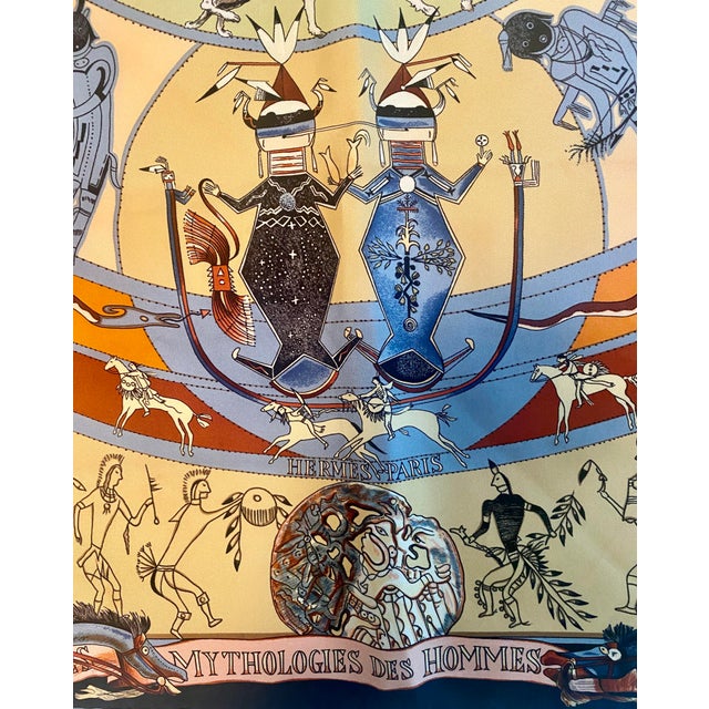 Hermes Scarf by Kermit Oliver For Sale - Image 9 of 11