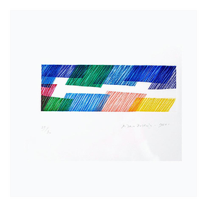 Abstract Composition - Original Lithograph by Piero Dorazio - 1968 1968