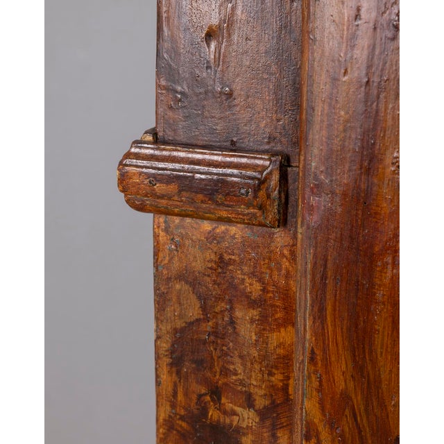 18th Century Classic Walnut Wood Wardrobe For Sale - Image 9 of 18