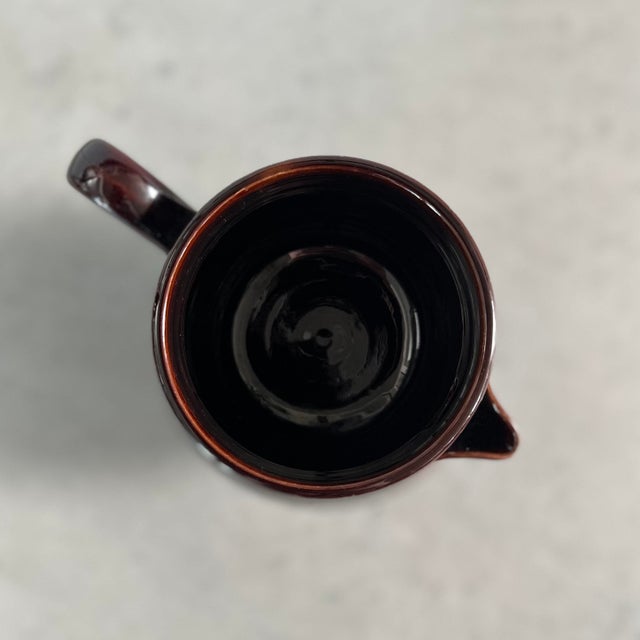 Mid-Century Modern Vintage French Pitcher from Vallauris, 1960s For Sale - Image 3 of 6