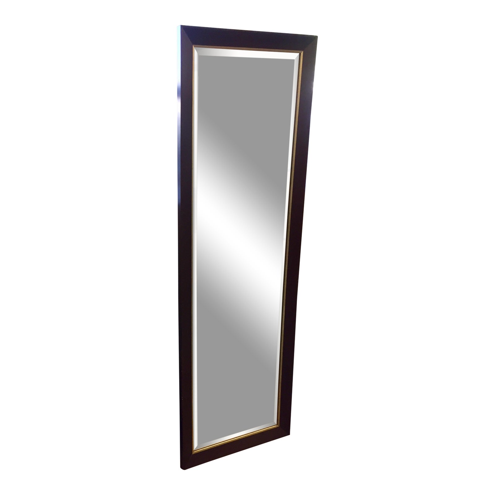 Dark Walnut Finish Full Length Mirror Chairish