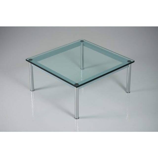 Cassina LC 10 Side Table attributed to Le Corbusier, Charlotte Perriand and Pierre Jeanneret for Cassina, 1980s For Sale - Image 4 of 16