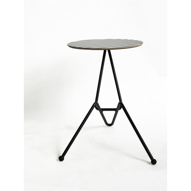 Wood Side Table with Magazine Rack For Sale - Image 7 of 10