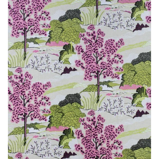 Daintree Embroidery Fabric Purple Chairish
