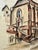 Original watercolor on paper by Henry Emil Salloch, also known as Heinz Emil Salloch, the German-born American artist and...