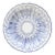 19th Century English Wedgwood Blue & White Pearlware Sunflower Plate For Sale