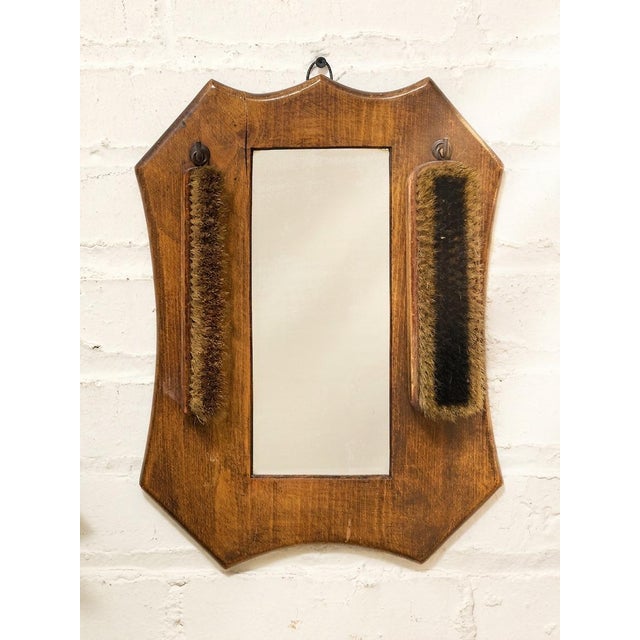 Antique Mirror and Brushes For Sale - Image 9 of 9