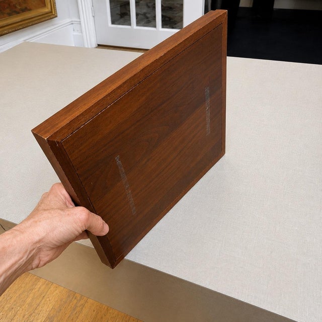 Barry Tinsley “Interlocution” 1966 Bronze Relief Sculpture Edition 1/25 Walnut Frame American Artist For Sale In Chicago - Image 6 of 7