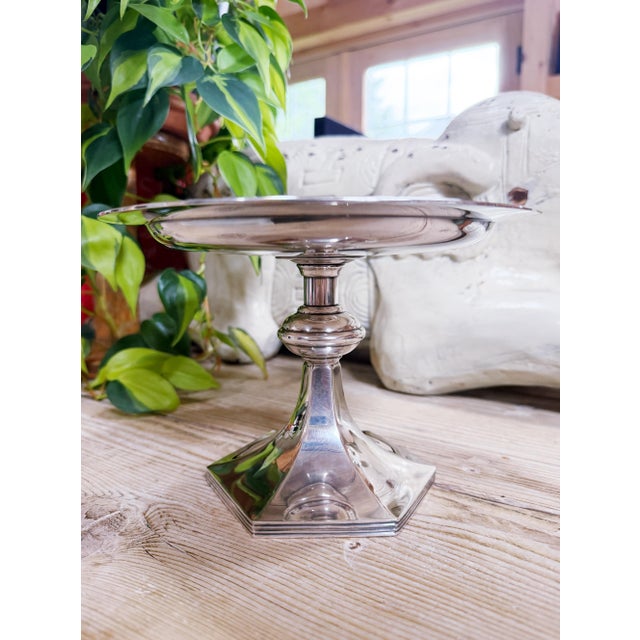 Antique Tiffany & Co Silver Plated Dessert Stand For Sale In New York - Image 6 of 6