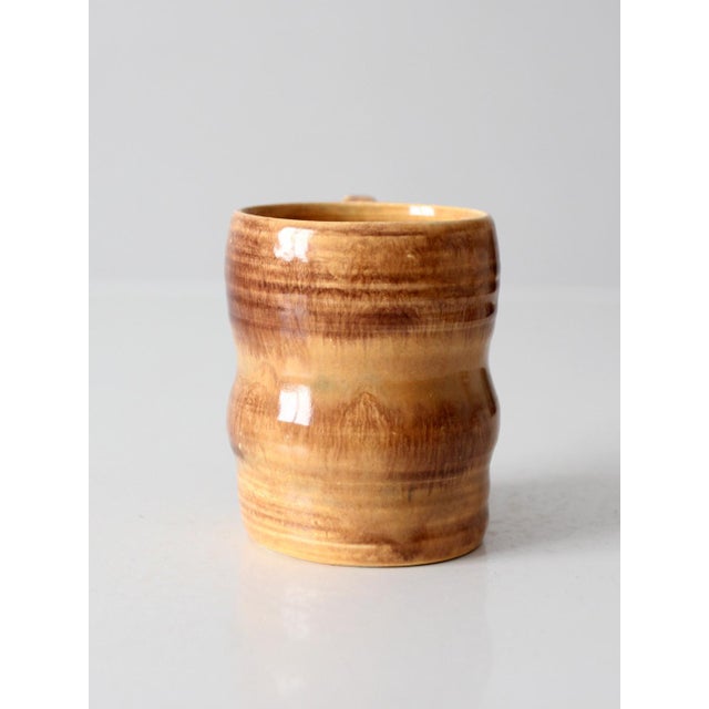Vintage Handmade Studio Pottery Mug For Sale - Image 4 of 12