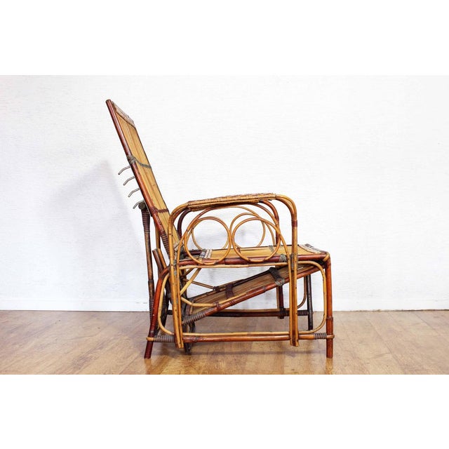 Bauhaus Rattan Lounge Chair by Erich Dieckman, 1930s For Sale - Image 3 of 18