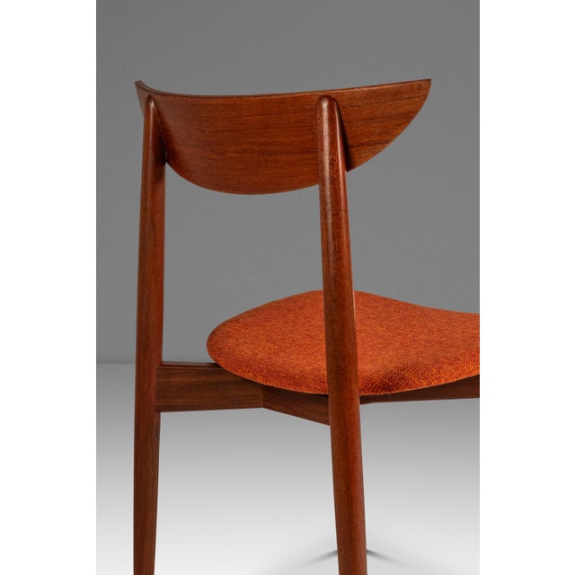 Rare Danish Mid-Century Modern Desk / Side Chair in Teak & New Fabric by Harry Østergaard for Randers Møbelfabrik, Denmark, C. 1960s For Sale - Image 16 of 18