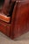 Pair of Mid 20th Century Italian-Inspired Leather Lounge Chairs in Red For Sale - Image 16 of 16
