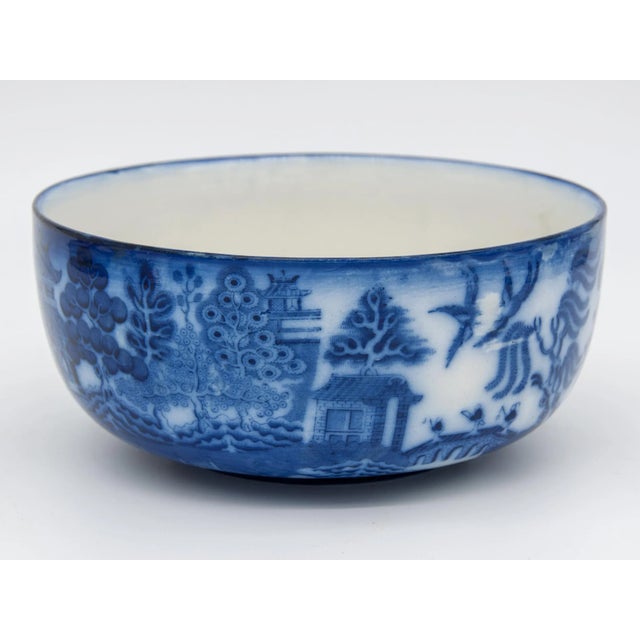 Early 20th Century Early 20th Century Willow Flow Blue Bowl For Sale - Image 5 of 10