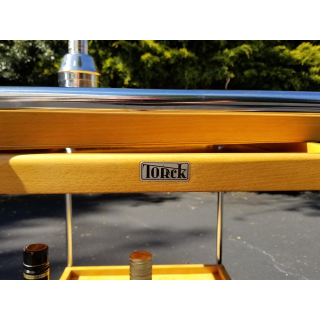 European Mid-Century Bar Cart For Sale - Image 9 of 10