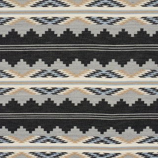 Schumacher Monsoon Fabric In Navy For Sale