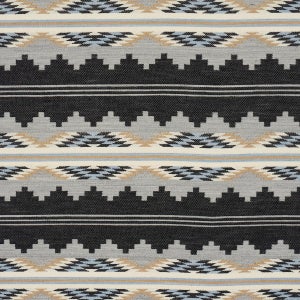 Schumacher Monsoon Fabric In Navy