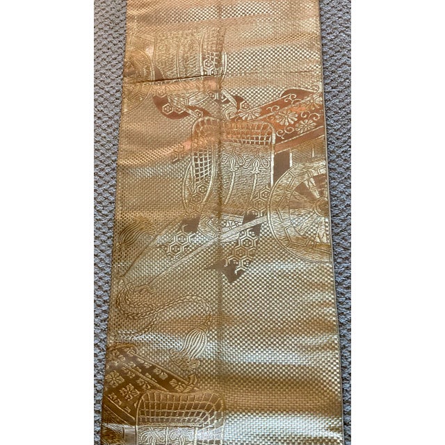Gold Obi / (Table Runner) For Sale In San Diego - Image 6 of 8