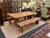2020s Crate & Barrel Dakota Table and Benches, Set of Three For Sale - Image 5 of 17