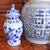 Group of Chinese Blue and White Porcelain Ginger Jars and Vase- 4 Pieces For Sale - Image 9 of 13