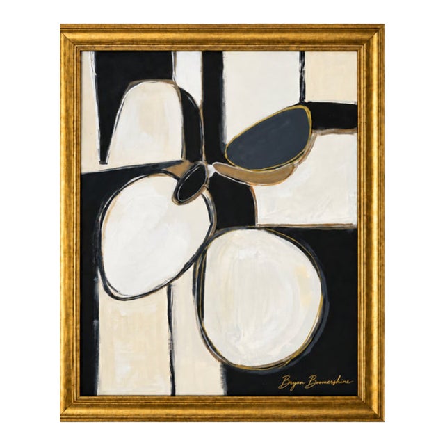 Title: Form & Shadow, Modern Painting Framed by Bryan Boomershine For Sale